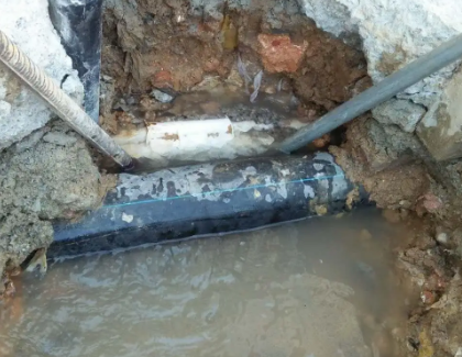 城厢测漏水之水管漏水